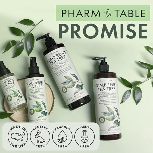 Leave In Conditioner Spray - Tea Tree Scalp Treatment - Anti-Dandruff & Itchy Scalp Relief, Hydrating & Medicated Formula for Psoriasis Care - Detangles & Nourishes Hair (8 Fl Oz) - görsel 14