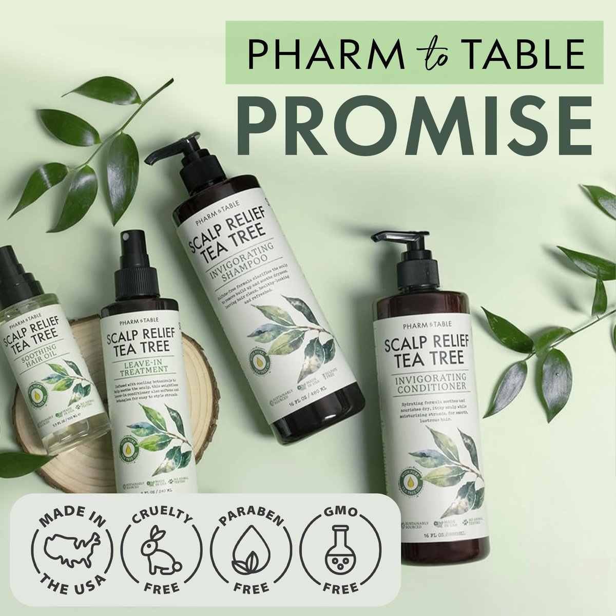 Leave In Conditioner Spray - Tea Tree Scalp Treatment - Anti-Dandruff & Itchy Scalp Relief, Hydrating & Medicated Formula for Psoriasis Care - Detangles & Nourishes Hair (8 Fl Oz) - görsel 13