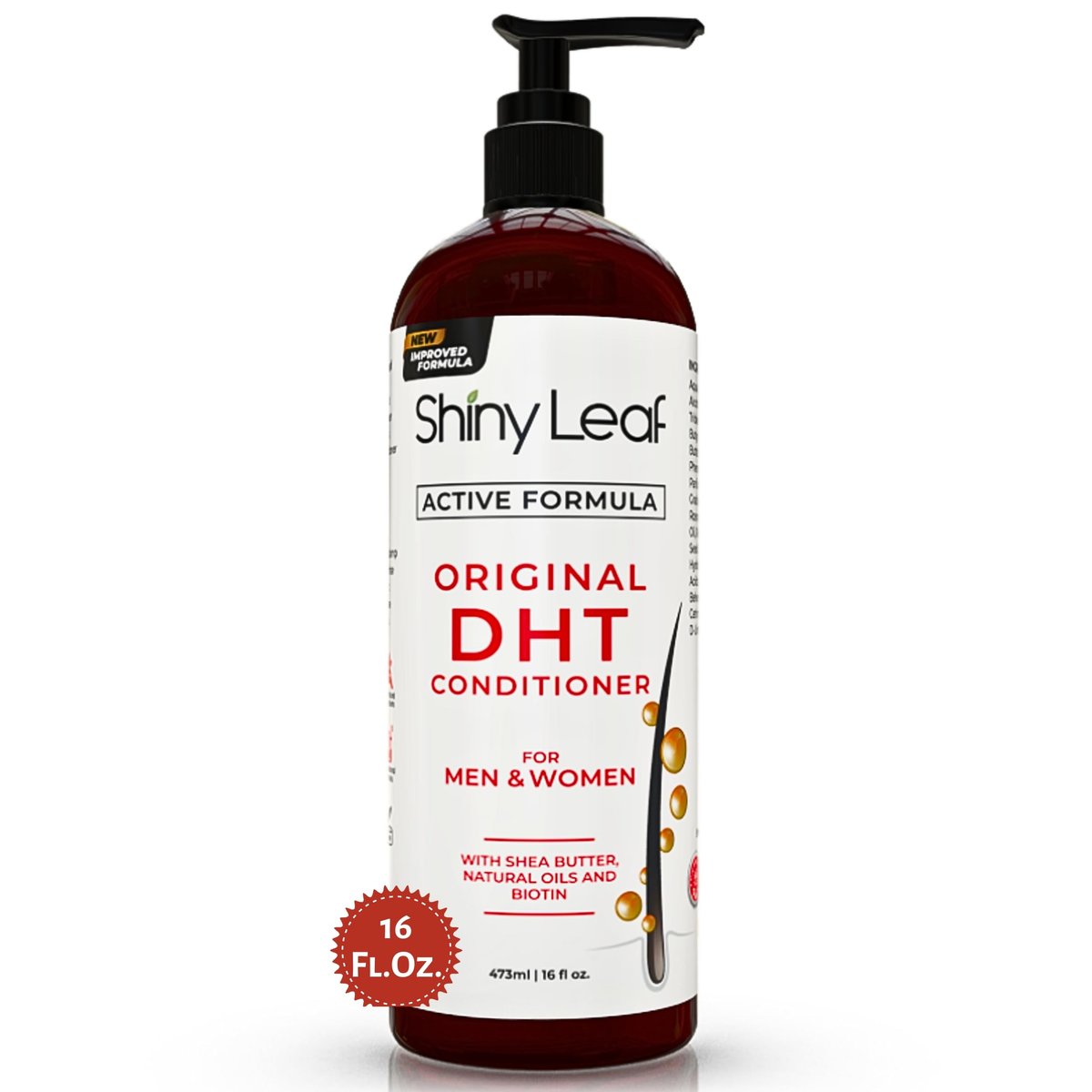 DHT Blocker Conditioner with Rosemary Leaf Oil for Hair Growth, Softer & Smoother Hair, Paraben & Sulfate Free, 16 oz Avelisse