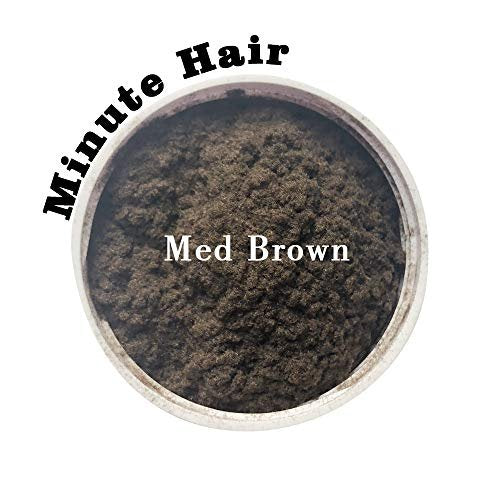 Minute Hair Building Fibers - Medium Brown 57g (2 oz) - Instant Hair Loss Concealer, Compatible with Toppik & Xfusion Bottles - görsel 6