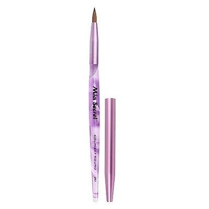Mia Secret Kolinsky Round Nail Art Brush – 3D Art (Purple) Avelisse