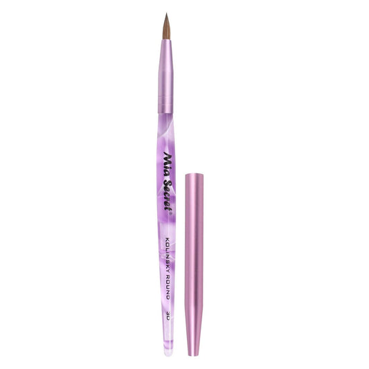 Mia Secret Kolinsky Round Nail Art Brush – 3D Art (Purple) Avelisse