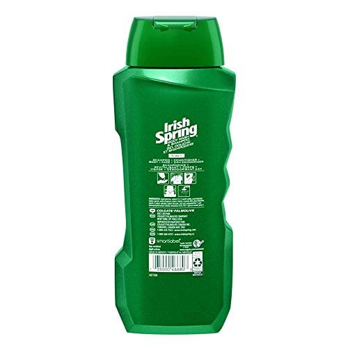 Irish Spring 5-in-1 Shampoo, Conditioner, Body Wash, Face Wash & Deodorizer, 18 oz (Pack of 2) Avelisse