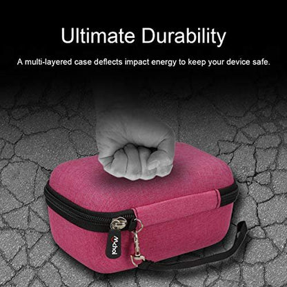 Mchoi Hard Portable EVA Case for Finishing Touch Women's Hair Remover & Gurelax Painless Hair Removal Device (Pink, Case Only)