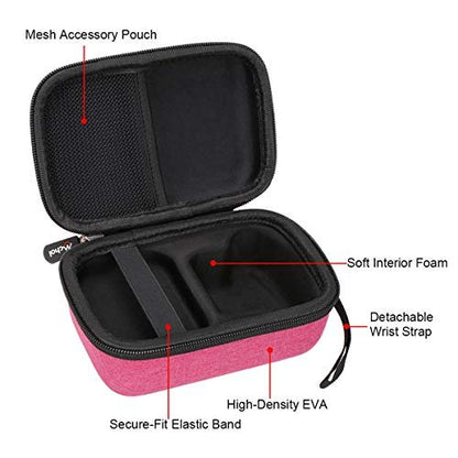 Mchoi Hard Portable EVA Case for Finishing Touch Women's Hair Remover & Gurelax Painless Hair Removal Device (Pink, Case Only)