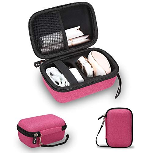 Mchoi Hard Portable EVA Case for Finishing Touch Women's Hair Remover & Gurelax Painless Hair Removal Device (Pink, Case Only) - görsel 2