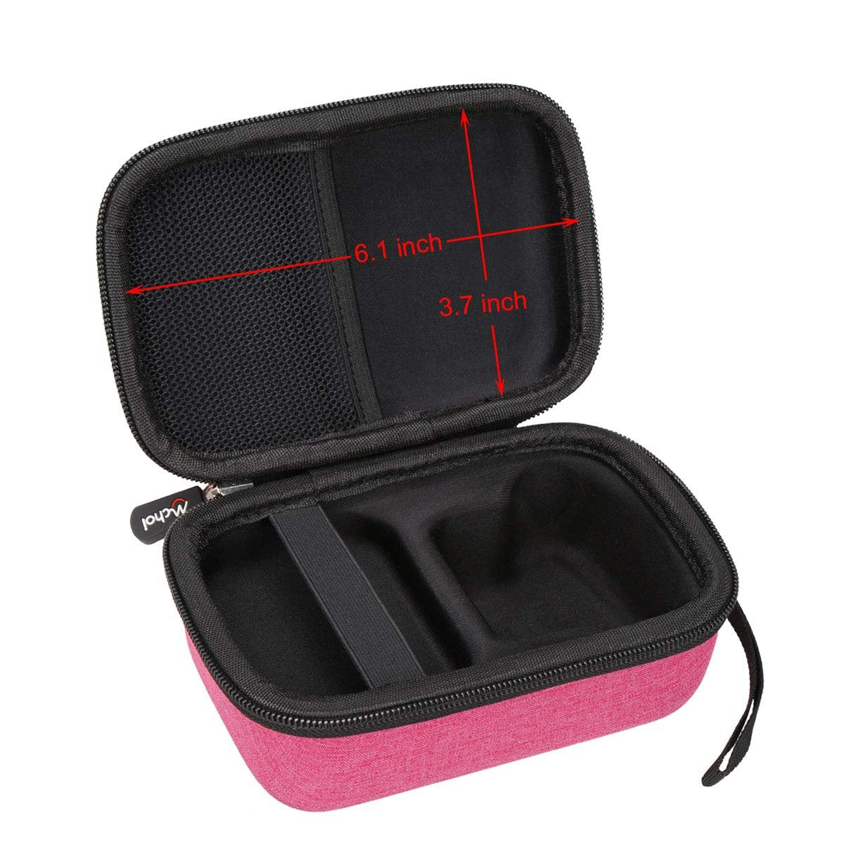 Mchoi Hard Portable EVA Case for Finishing Touch Women's Hair Remover & Gurelax Painless Hair Removal Device (Pink, Case Only) - görsel 5