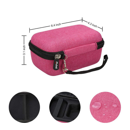 Mchoi Hard Portable EVA Case for Finishing Touch Women's Hair Remover & Gurelax Painless Hair Removal Device (Pink, Case Only)