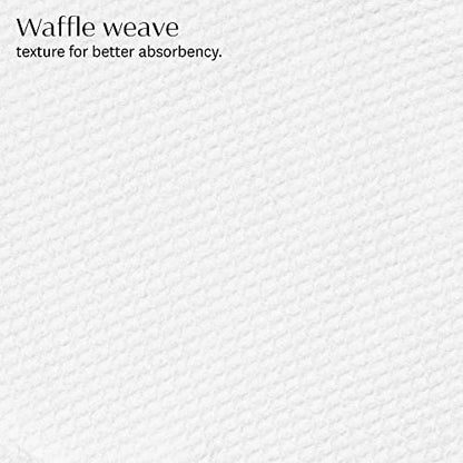 T3 Luxe Turban Towel – Soft Microfiber Hair Drying Towel with Waffle Texture, Tapered Design, Comfortable Fit for Most Hair Lengths