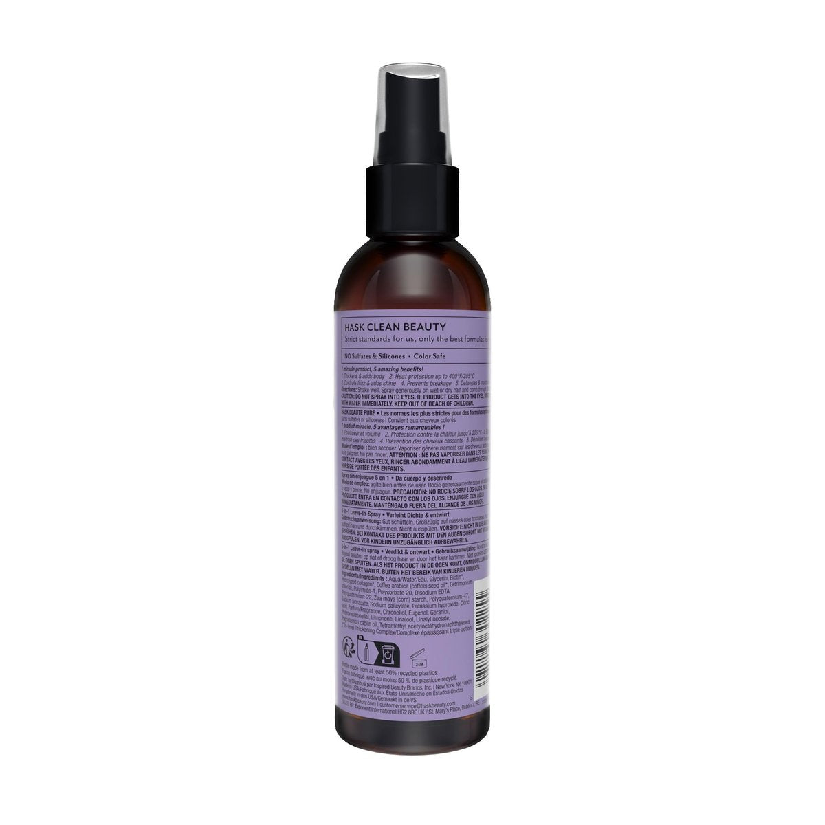 HASK Thickening Biotin 5-in-1 Leave In Conditioner Spray – 6 Fl Oz, Color Safe, Gluten Free, Sulfate Free, Paraben Free - görsel 16