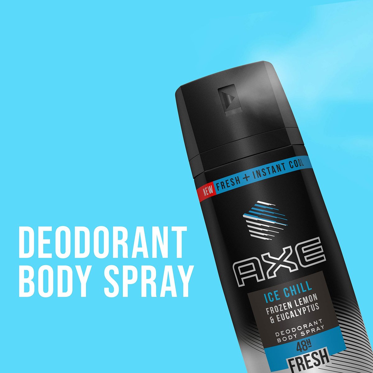 Axe Ice Chill Deodorant Body Spray – Frozen Lemon & Eucalyptus – 4 oz (Pack of 3) Avelisse