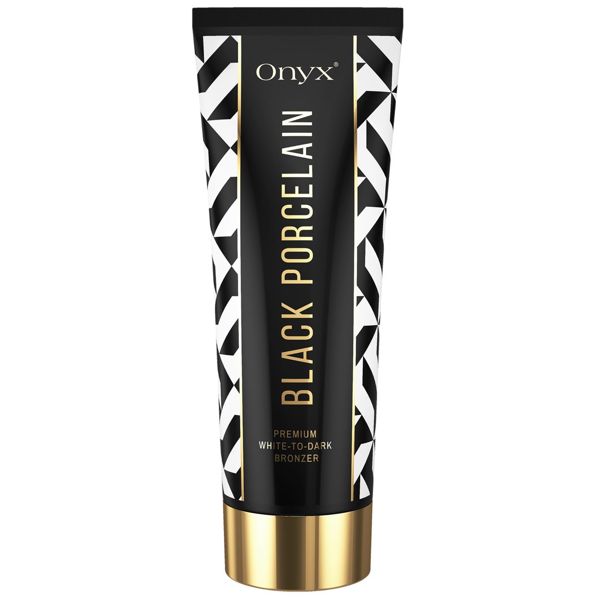 Onyx Black Porcelain White Bronzer Lotion for Tanning Beds - Indoor Bronzing Accelerator with DHA and Erythrulose | No Stain No Streak Formula for Darker Looking Color | 6.76 fl oz - görsel 1