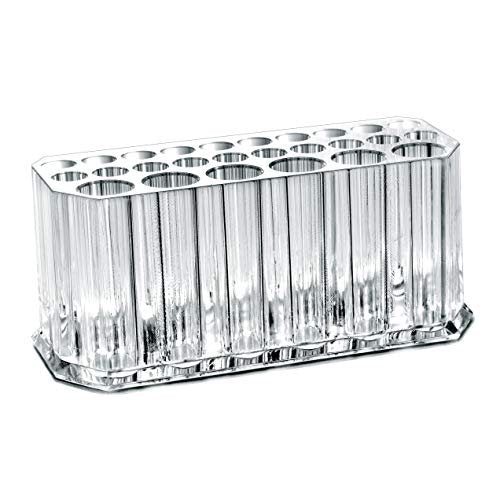 Clear Acrylic Makeup Eyeliner Lip Liner Holder Organizer – 26 Spaces by Miaowater - görsel 2