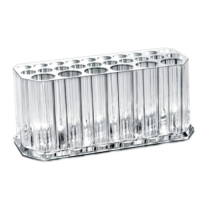 Clear Acrylic Makeup Eyeliner Lip Liner Holder Organizer – 26 Spaces by Miaowater