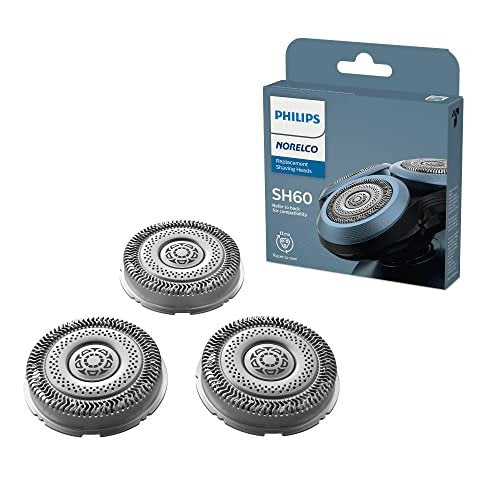 Philips Norelco Genuine SH60/72 Shaving Heads Replacement for Series 6000 - Silver Avelisse