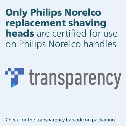 Philips Norelco Genuine SH60/72 Shaving Heads Replacement for Series 6000 - Silver Avelisse