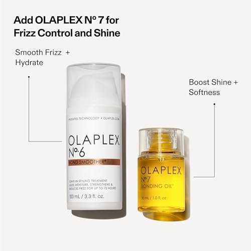 Olaplex Nº. 6 Bond Smoother Leave-In Styling Treatment – Frizz Control & Bond Repair for All Hair Types (3.3 oz) - görsel 15