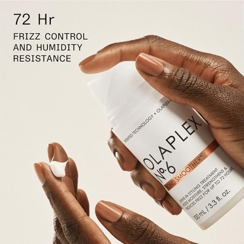 Olaplex Nº. 6 Bond Smoother Leave-In Styling Treatment – Frizz Control & Bond Repair for All Hair Types (3.3 oz) - görsel 9