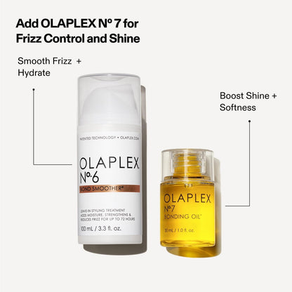 Olaplex Nº. 6 Bond Smoother Leave-In Styling Treatment – Frizz Control & Bond Repair for All Hair Types (3.3 oz)