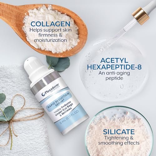 Plexaderm Rapid Reduction Eye Serum - Instantly Reduce Under-Eye Bags, Wrinkles & Dark Circles Avelisse