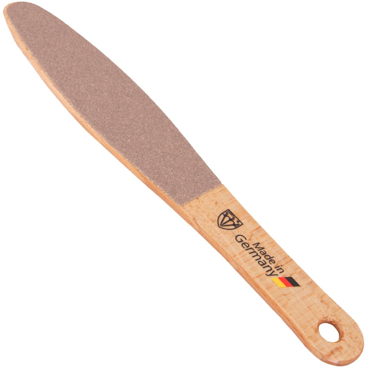 3 Swords Germany Premium Foot File – Natural Beech Wood, Dual-Sided for Smooth & Rough Callus Removal, Made in Germany Avelisse