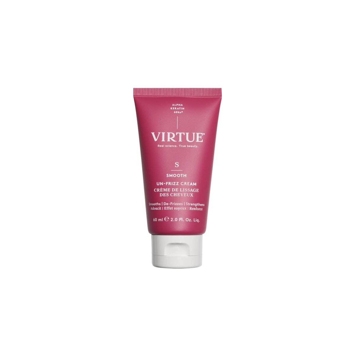 Virtue Un-Frizz Leave-In Hair Treatment for Curly Hair and Frizz Control, Sulfate Free, Color Safe, 2 Fl Oz - görsel 1