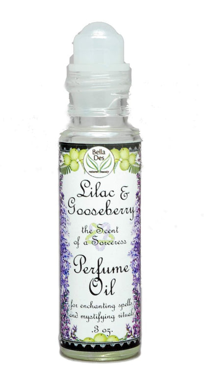 Lilac & Gooseberry Gift Set | Perfume with Travel Size Lotion and Body Wash | Yennefer Scent of a Sorceress by Bella Des Natural Beauty