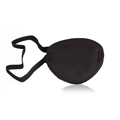 Oarkive Soft Black Eye Patch for Adults – Adjustable Pirate Eye Patch for Costume, Cosplay, Halloween