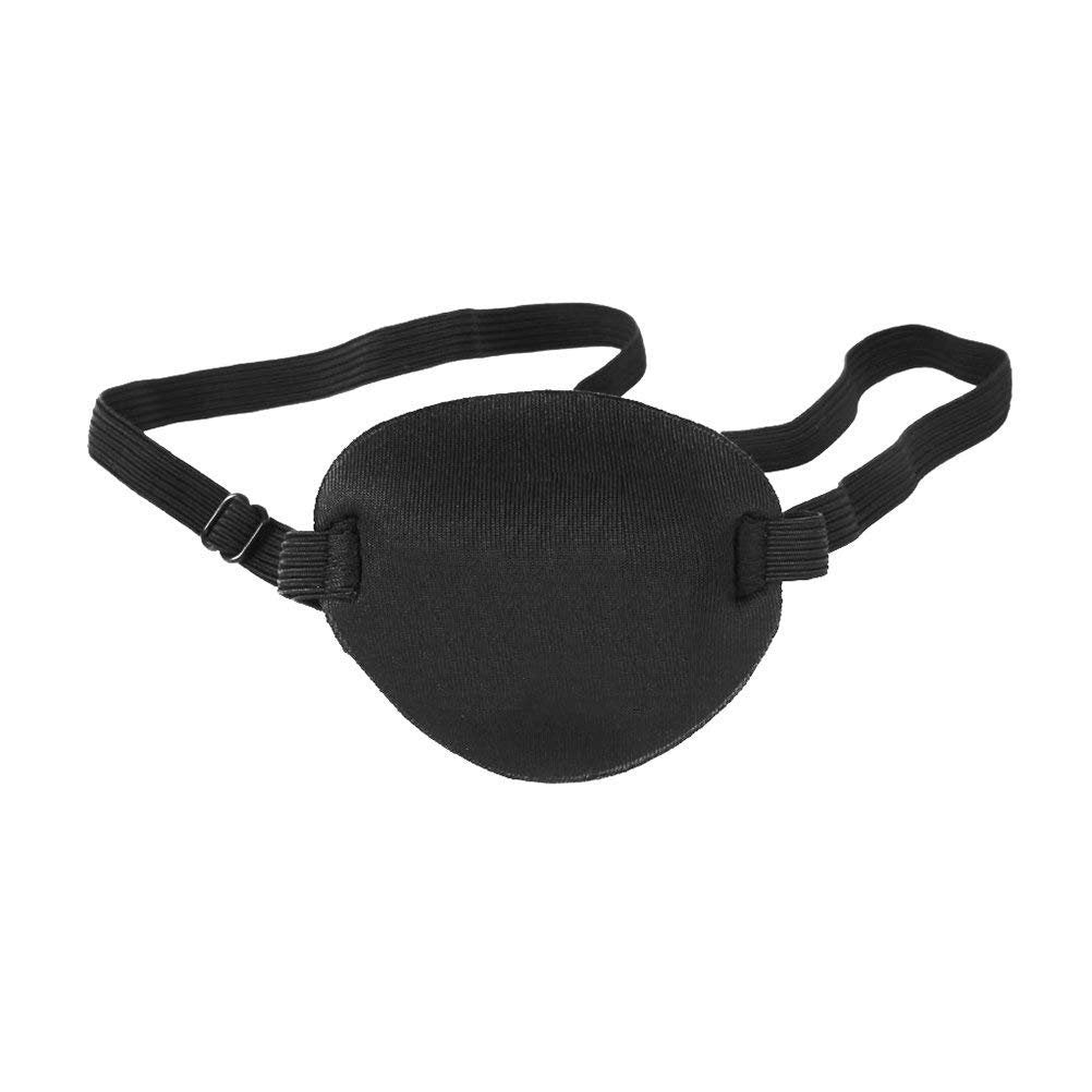 Oarkive Soft Black Eye Patch for Adults – Adjustable Pirate Eye Patch for Costume, Cosplay, Halloween - görsel 2