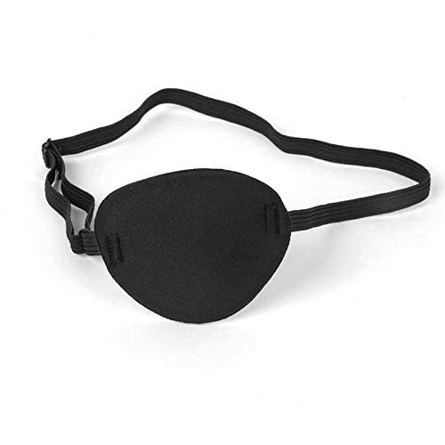 Oarkive Soft Black Eye Patch for Adults – Adjustable Pirate Eye Patch for Costume, Cosplay, Halloween - görsel 5