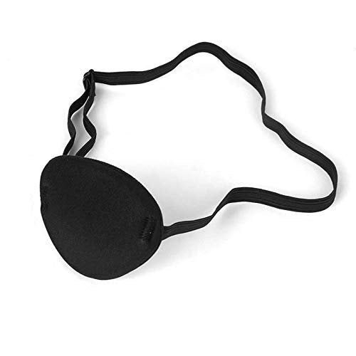 Oarkive Soft Black Eye Patch for Adults – Adjustable Pirate Eye Patch for Costume, Cosplay, Halloween - görsel 4