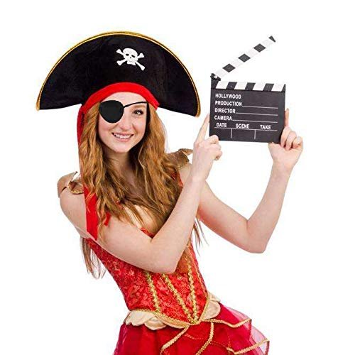 Oarkive Soft Black Eye Patch for Adults – Adjustable Pirate Eye Patch for Costume, Cosplay, Halloween - görsel 8