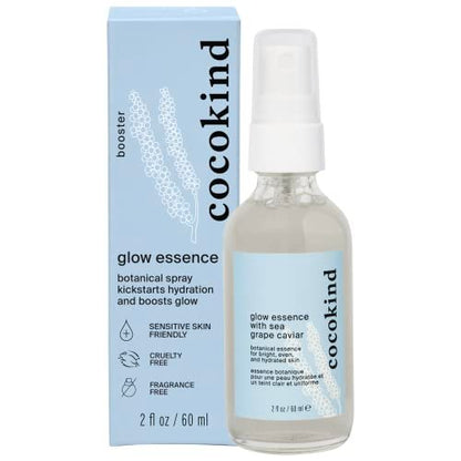 Cocokind Glow Essence with Sea Grape Caviar – Hydrating Face Mist & Primer, Moisturizer with Sea Buckthorn & Vitamin E Avelisse