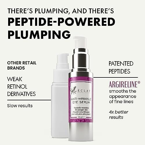Eclat Skincare Eye Serum with Hyaluronic Acid – Hydrating Formula for Wrinkles, Fine Lines, Crow’s Feet & Eye Bags – Lightweight Serum for Dark Circles and Puffiness – Firming & Brightening 0.5 fl oz - görsel 8