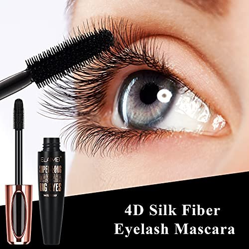 2-Pack SKINOSM 4D Silk Fiber Lash Mascara – Natural Waterproof Volume & Length for Sensitive Eyes - görsel 14