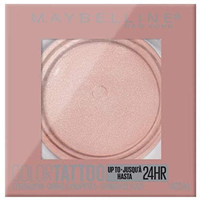 Maybelline Color Tattoo Waterproof Cream Eyeshadow - Socialite - Fade & Crease Resistant, Blendable, 0.14 oz