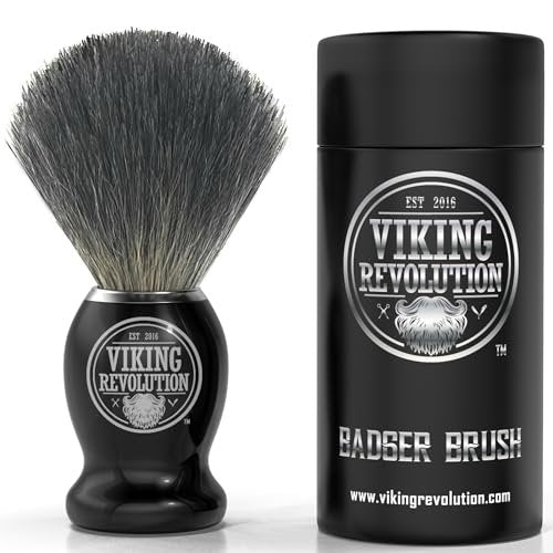 Viking Revolution Badger Hair Shaving Brush – Premium Wet Shaving Brush for Men - görsel 2