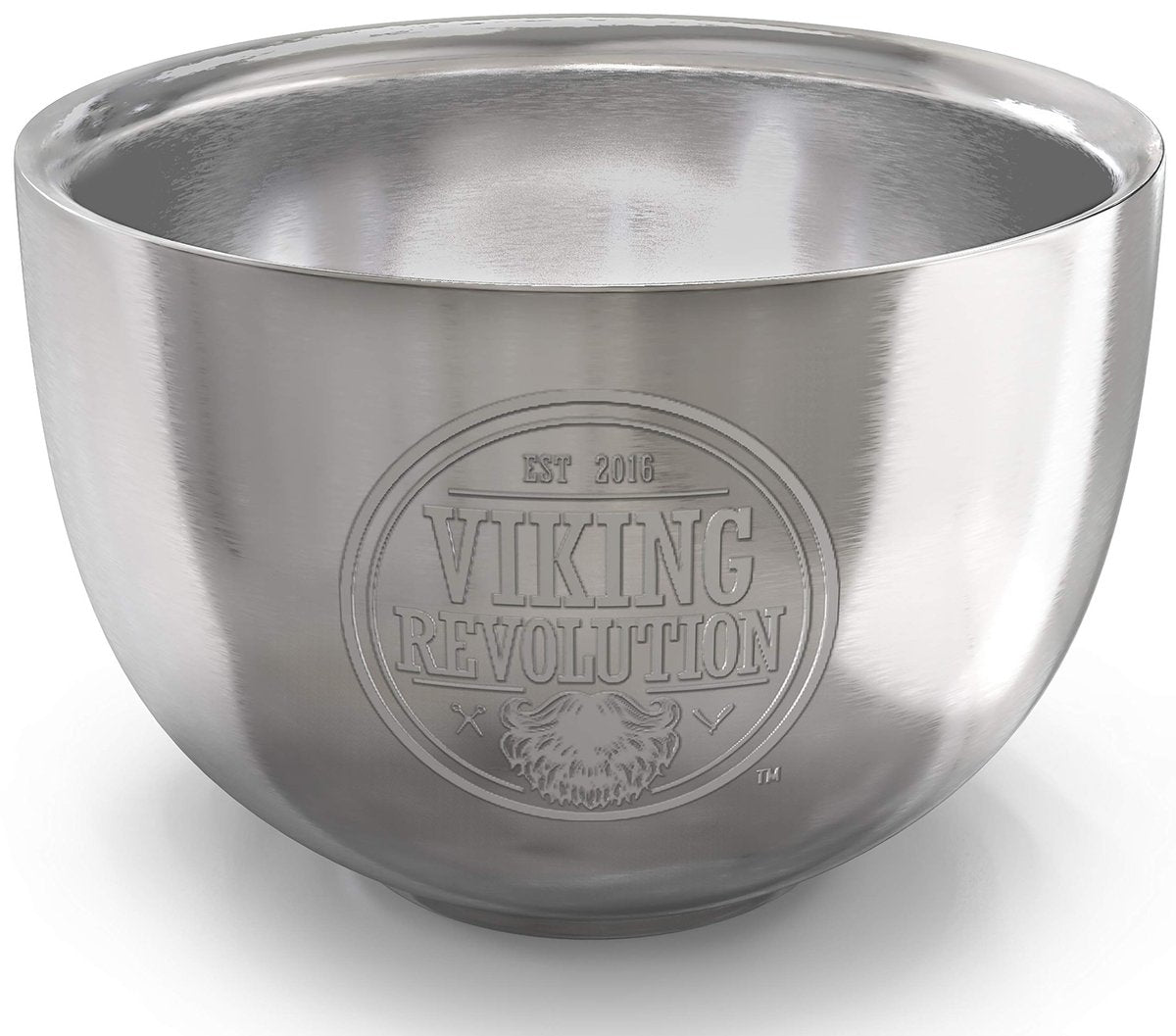 Viking Revolution Stainless Steel Shaving Soap Bowl - Double Layer Unbreakable Shaving Mug for Wet Shave (3.2" x 2.2") - görsel 7