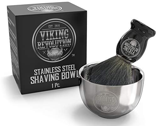 Viking Revolution Stainless Steel Shaving Soap Bowl - Double Layer Unbreakable Shaving Mug for Wet Shave (3.2" x 2.2") - görsel 10