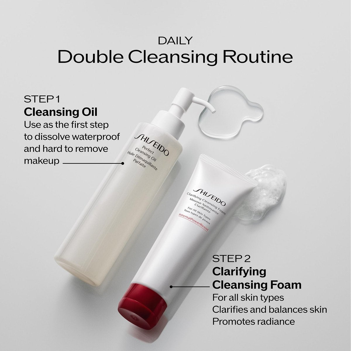 Shiseido Clarifying Cleansing Foam - 125 mL | Gentle Face Wash for All Skin Types Avelisse