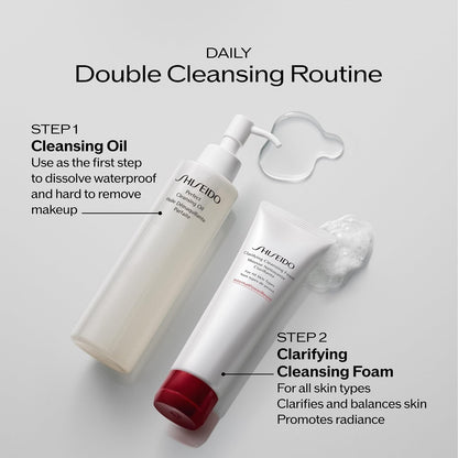 Shiseido Clarifying Cleansing Foam - 125 mL | Gentle Face Wash for All Skin Types Avelisse