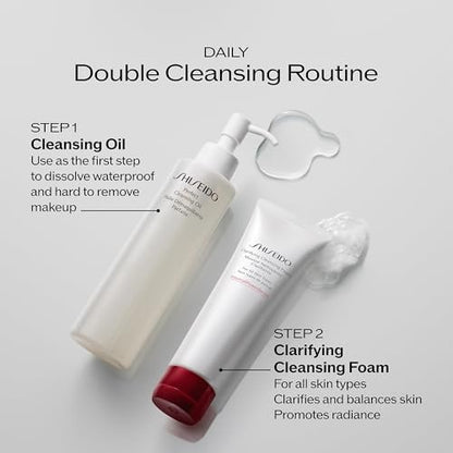 Shiseido Clarifying Cleansing Foam - 125 mL | Gentle Face Wash for All Skin Types Avelisse