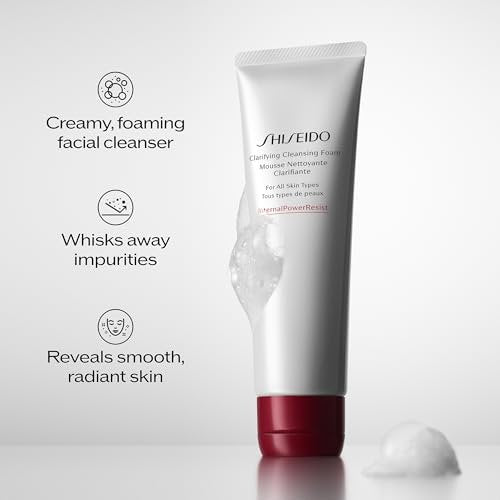 Shiseido Clarifying Cleansing Foam - 125 mL | Gentle Face Wash for All Skin Types Avelisse
