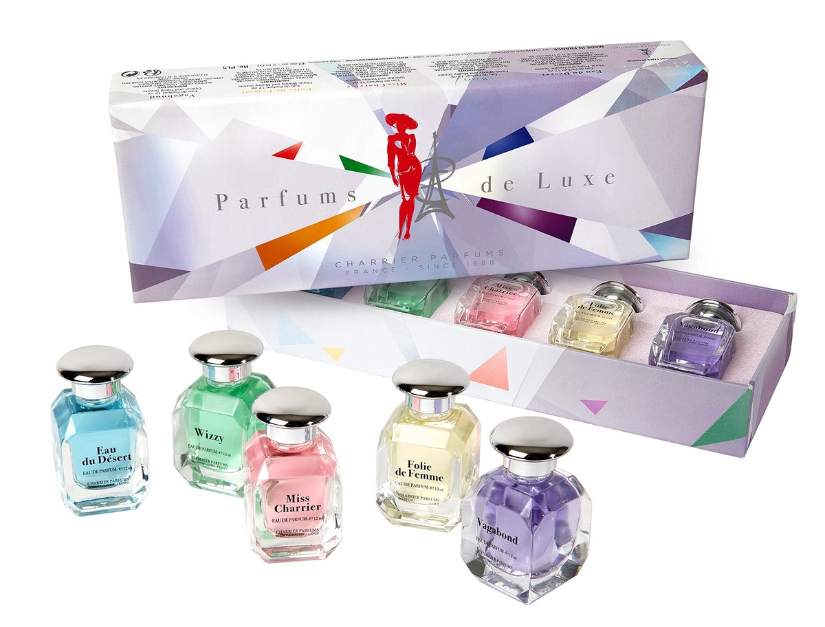 Charrier Parfums Collection de Luxe - 5 Eaux de Parfum Gift Set - 60 ml - Made in Provence, France - görsel 1