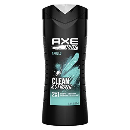 AXE Apollo 2 in 1 Shampoo and Conditioner, 16 oz