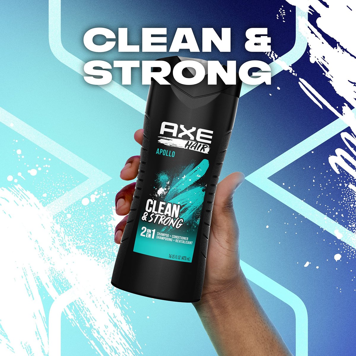 AXE Apollo 2 in 1 Shampoo and Conditioner, 16 oz - görsel 7