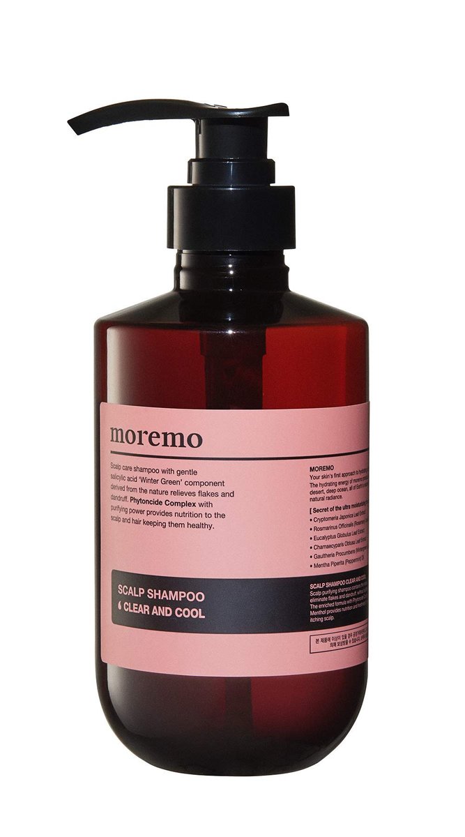 Moremo Scalp Shampoo Clear and Cool – 500ml (17oz) | K-Beauty Scalp Care for Dandruff, Oil Control, and Hair Growth - görsel 2