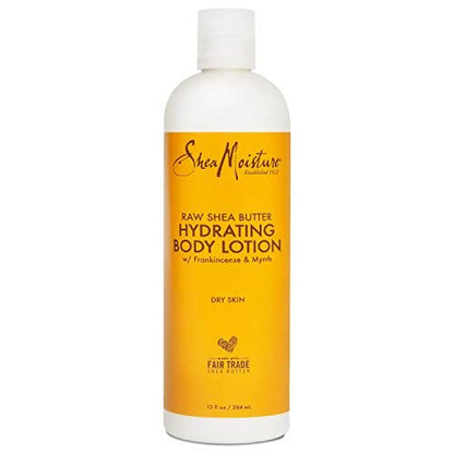 SheaMoisture Hydrating Body Lotion for Dry Skin - Raw Shea Butter, Paraben Free, 13 oz