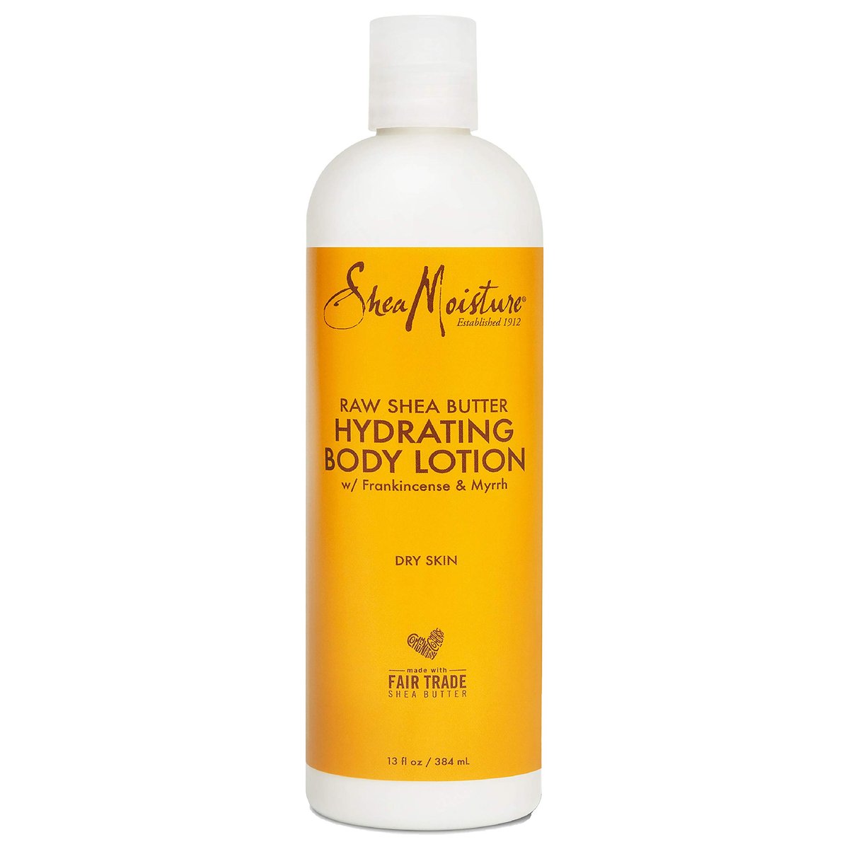 SheaMoisture Hydrating Body Lotion for Dry Skin - Raw Shea Butter, Paraben Free, 13 oz - görsel 1
