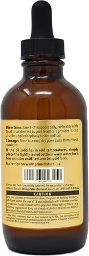 PRIME NATURAL Organic Moringa Oil - USDA Certified, 100% Pure Cold Pressed Virgin Unrefined Oil for Face, Body, Hair, and Dietary Supplement (4 oz / 120 ml) Avelisse
